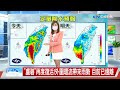 【織羽氣象報報】西南氣流減弱 高屏山區有短時強降雨│中視晚間氣象 20210808