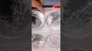 UNBOXING 10 oz silver coins! 2017 10 oz Magnificent Silver Maple Leaf .9999 Fine (In Capsule)