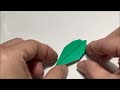 【折り紙・origami】葉っぱ　leaf