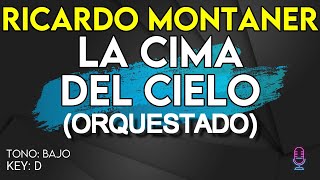 Ricardo Montaner - La Cima Del Cielo (Orquestado) - Karaoke Instrumental - Bajo