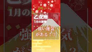 【乙女座💫1月の運勢】強い運気がある！？