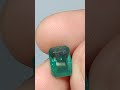 permata zamrud bluish green 3,37ct for sale