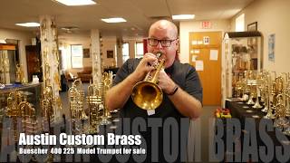 Vintage Buescher 400 Trumpet for Sale  at Austin Custom Brass