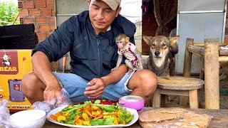 A simple meal but full of love for the BiBi family