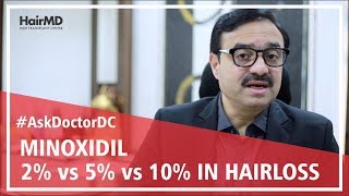 Minoxidil 2% vs 5% vs 10% For Male \u0026 Female Hair Loss | HairMD, Pune