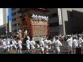 2011 祇園祭山鉾巡幸１　菊水鉾辻廻し.avi