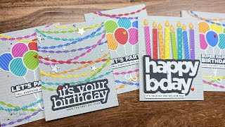 Making the Cut: Birthday Card Showcase