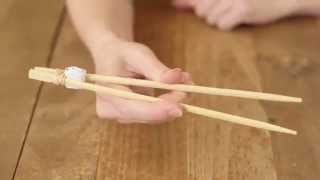 Chopstick Trick: Rubber Band