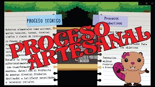 Identificación de problema: PROCESO ARTESANAL