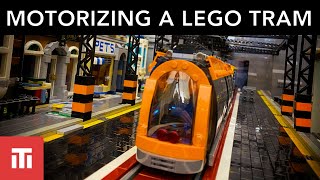 Motorizing a LEGO Tram with Bluetooth and Powered UP (LEGO City Set 60097)