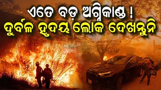 Los Angeles Fire Video | ଏତେ ବଡ଼ ଅଗ୍ନିକାଣ୍ଡ ! | California Fire| America Fire | N18G