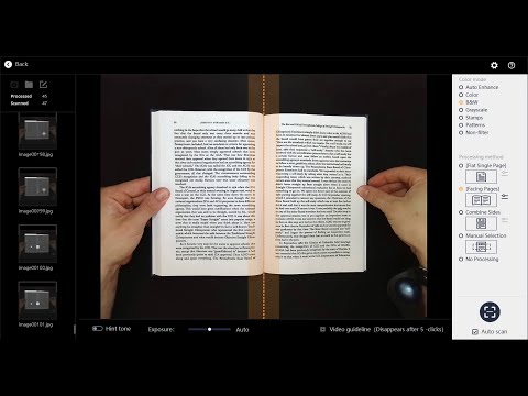 Czur ET24 Pro – Cómo hacerlo: Escanear un libro