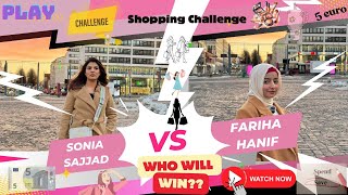 Shopping Challenge : Can We Resist Buying? | Snow\u0026chai | Shopping in Finland with Sonia \u0026 Fariha.