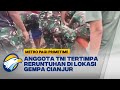 Anggota TNI Tertimpa Reruntuhan di Lokasi Gempa Cianjur