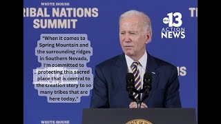 President Joe Biden pledges to designate Avi Kwa Ame national monument in Southern Nevada