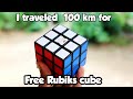 I travelled 100km to get free Rubiks cube || Vlog with @RamThakkar and his setup tour.