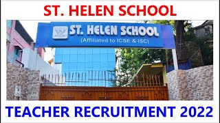 St.  Helen School Teacher Recruitment | Teacher Recruitment | Public School