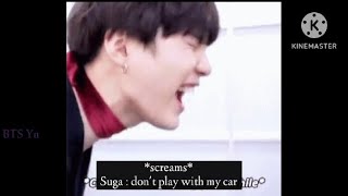 BTS Imagine - When you learning car driving with their car