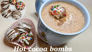 How to make hot cocoa bombs/ Hot Chocolate bombs easy recipe.