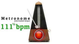 Metronome 111.5 bpm 🎼