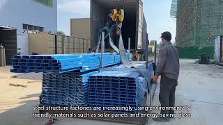 Steel structure building: green building materials, energy efficient environmental protection choice