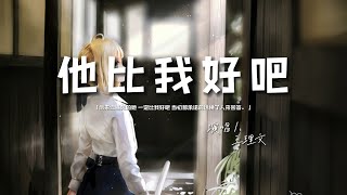 王理文 - 他比我好吧♫『后来你遇见的她 一定比我好吧 当初那承诺的话换了人来回答。』『动态歌词 | 高音质 | pinyin Lyrics』