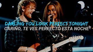 Perfect Duet - Ed Sheeran with Beyoncé (Ingles//Español)