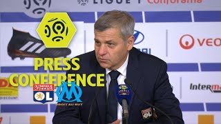 Press Conference Olympique Lyonnais - Olympique de Marseille (2-0) - 2017/18