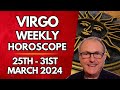 Virgo Horoscope -  Weekly Astrology - from 25th -  31st March 2024