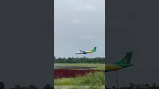 Retour sur l’atterrissage du #premier avion #FlyGabon à #Libreville #Gabon #Transports 2