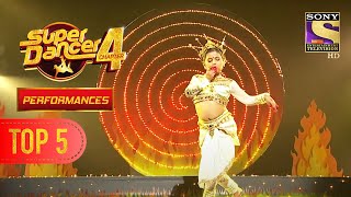 "Apsara Aali" पर Esha की Performance पर सब हुए फ़िदा | Super Dancer Chapter 4 | Performance | Top 5