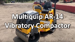 How to start a Commercial Roller Multiquip AR 14 Vibratory Compactor | The DIY Guide | Ep 187