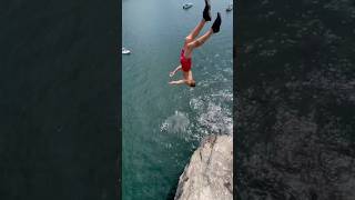 Raw 70ft TSUKAHARA #sendit #cliffjumping #beautiful #traveldestinations #summer #adventure #sick