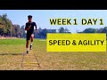 Week 1 Day 1 Speed & Agility || 2 Weeks Individual Training Session