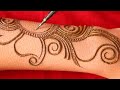 How to apply easy henna mehndi | latest arabic mehndi design | new beautiful mehandi design