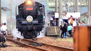 CT273 Steam Locomotive (SL) departures Toucheng Station, Yilan CT273蒸汽機車5968次頭城車站開車