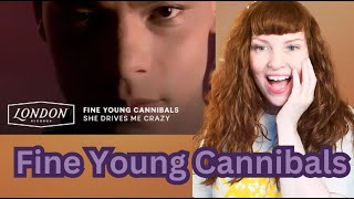 Redhead Reaction to Fine Young Cannibals - She Drives Me Crazy (Official Video)