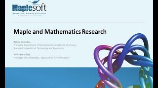 Maple and Mathematics Research