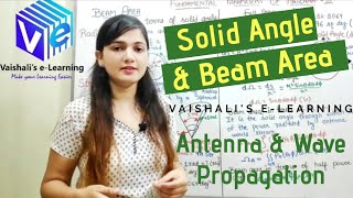 Solid angle and Beam area | Steradian | Radian | Plain  Angle | AWP |Vaishali Kikan | Lecture 4 |