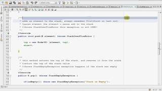 Tut 021 Stack with LinkedList in Java
