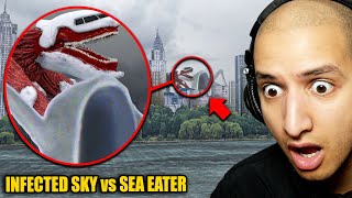 Drone Catches INFECTED SKY vs SEA EATER...