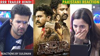 Pakistani Couple Reacts To RRR Trailer | Hindi | NTR, Ram C, Ajay D, Alia B | SS Rajamouli
