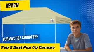 Review Eurmax USA Signature Pop Up Canopy Tent 2024