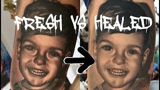 FRESH vs HEALED Tattoos