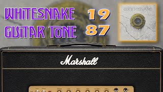 WHITESNAKE 1987 | John Sykes Guitar Tone || Marshall PLEXI 1987x Jose Mod