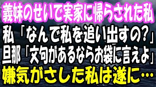 【スカッとする話】義妹の急な里帰りで実家に帰らされた私…「なんで嫁の私を追い出すの？」旦那「文句があるならお袋に直接言えよ」→嫌気がさした私は…【スカッと朗読の部屋】