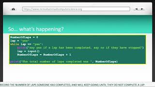 Condition Controlled Iteration/While Loops in Python - igcse/gcse computer science