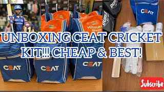 UNBOXING CEAT CRICKET KIT FOR JUNIORS | BEST KIT FOR BEGINNERS #rohitsharma#hitman#cricketkit 💯💯🔥