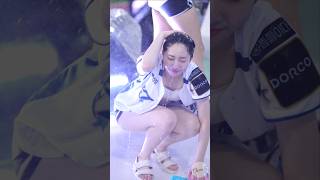 물기습에 시무룩해진 막내ㅋㅋ 장유진 치어리더 Jang Yujin Cheerleader