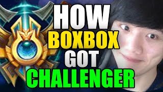 How BoxBox ACTUALLY got CHALLENGER This Season. - League of Legends